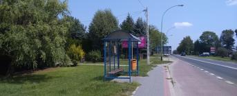 Zatoczka autobusowa przy ulicy Tadeusza Kościuszki