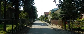 Nawierzchnia przy ulicy Modrzewiowej